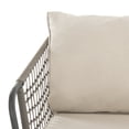thumbnail image 4 of Safavieh Benjin Outdoor Mid-Century 4 Piece Living Set with Cushion, 4 of 10