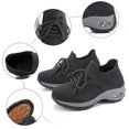 thumbnail image 6 of Orthopedic Sneakers for Women Knit Mesh Slip on Sock Shoes Air Cushion Running Shoes Lightweight Lace up Tennis Shoes Gray Size 8, 6 of 6
