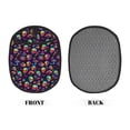 thumbnail image 2 of Rocae Skull mushroom rainbow color for Silicone Pot Holders, Oven Mitts Heat Resistant Hot Pads with Pockets,Non-Slip Bbq Baking Smoking Potholders ,7.5"x9.4", 2 of 7