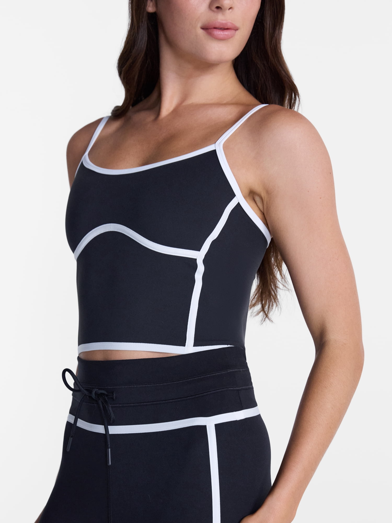 Avi Women's SoftSculpt Tipped Tank Bra, Sizes XS-XXL