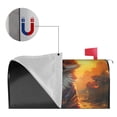 thumbnail image 3 of Bingfone Sunset Maple Tree Fox Magnetic Mailbox Cover Standard Size for Garden Yard Outdoor Decorations-21x18 in, 3 of 7