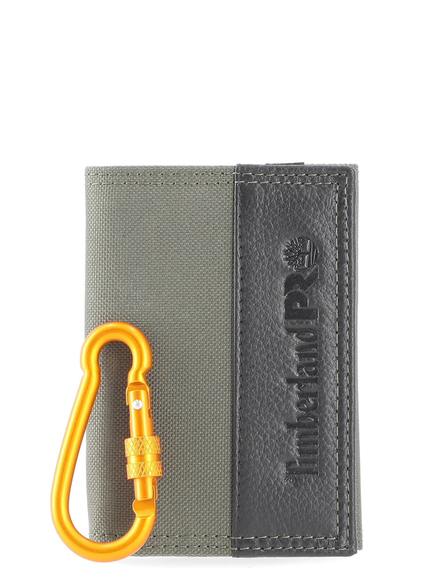Timberland Pro Canvas Trifold RFID Wallet Giftset with Carabiner