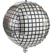 Way to Celebrate Metallic Silver Disco Ball Party Balloon