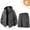Dark Gray, variant on Sentmoon Travel Sets for Women Cute Tops for Women and Elastic Waist Running Shorts Long Sleeve Hooded Neck Womens Travel Outfit Relaxed Solid Color Clothes with Pockets for Fall Hiking