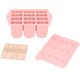 thumbnail image 1 of 12 rejillas de silicona para helados ZHCH rosa, 1 of 5