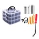 thumbnail image 3 of Clips de sujeción automáticos de plástico para reparación de parachoques, caja de sujetadores de remaches de coche, 635 Uds., 3 of 3