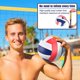thumbnail image 3 of Juego de 6 pelotas de voleibol ELKCIP, tamaño 5, suaves e impermeables, 3 of 6