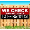 thumbnail image 1 of We Check Engine Lights 13 oz Vinyl Banner With Metal Grommets, 1 of 4