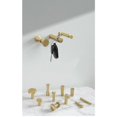 thumbnail image 4 of GROOFOO 4 ganchos de pared de latón, ganchos dorados para abrigos, ganchos para toallas y albornoces, ganchos de pared resistentes para cocina y sala de estar (modelo D), 4 of 5
