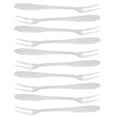 thumbnail image 2 of Juego de tenedores de fruta de acero inoxidable, 10 piezas para pasteles y postres, utensilios de cocina premium 304, perfectos para uso diario, 2 of 8
