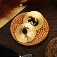 thumbnail image 6 of Raindrops 10Pcs Golden Copper Finger Cymbals for Belly Dancers and Dance Parties, 6 of 8
