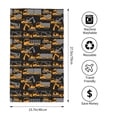 thumbnail image 2 of Fotbe Yellow Excavator Pattern Premium Towels , (27.5x16in) Lightweight and Highly Absorbent Quick Drying Microfiber Towel, Perfect for Daily Use, 2 of 6