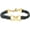 Black-Gold, variant on Infinity Cremation Bracelet for Ashes Genuine Leather Memorial Urn Bangle for Ashes Urn Keepsake Bracelet for Women Men