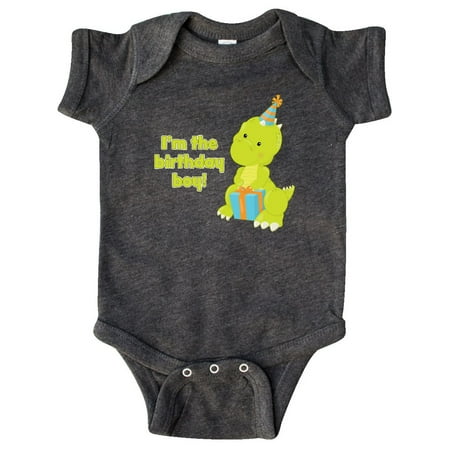 

Inktastic I m the Birthday Boy T-rex Dinosaur Party Gift Baby Boy Bodysuit