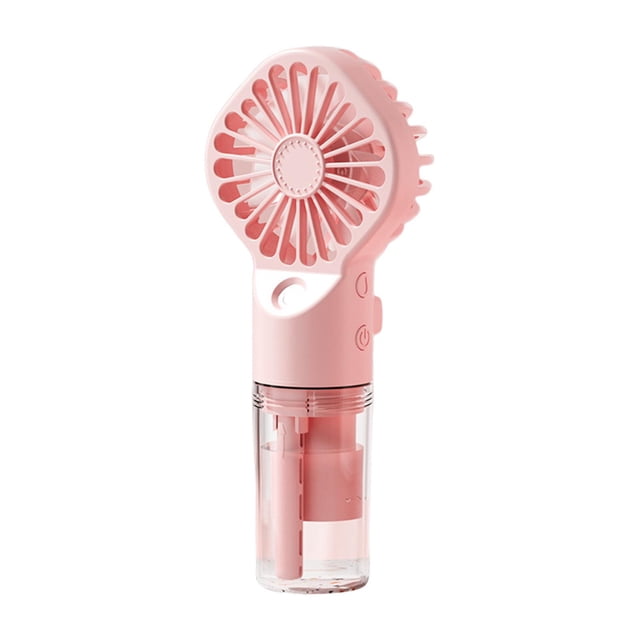 Ventilador de nebulización de Mano Sunnimix Mini humidificador recargable rosa