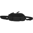 thumbnail image 3 of HUGFEGWE Multi Functional Waist Pack, Wearproof Waist Pack Stain Resistant Hook and Loop Straps Double Open Zipper for Training (Matte Black) CJB91-49872, 3 of 9