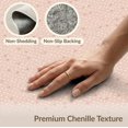thumbnail image 6 of ODIKA 2'x3' Washable Accent Rug Solid Boho Delicate Dotted Speckle Shaggy Look Minimalist Pink Flowing Dynamic for Bedroom, Nursery, RV, Pet Friendly, Bedside Mat, 6 of 7