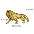 thumbnail image 5 of CIYISON Golden Lions Miniature Sculpture Handmade Resins Household Decorative Object, 5 of 8