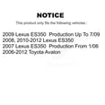 thumbnail image 2 of Transit Auto Front Complete Suspension Shocks Strut and Coil Spring Mount Assemblies Kit for Car Toyota Camry Lexus ES350 Avalon - Left Right Side (Driver Passenger) K78A-100174, 2 of 2