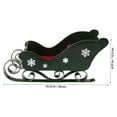 thumbnail image 6 of Gymnture 1 Set DIY Sleigh Decoration Holiday Desktop Sleigh Ornament Christmas Decoration, 6 of 7