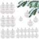 thumbnail image 4 of Adornos navideños iridiscentes XINYU 30 piezas Bolas transparentes 4 tamaños diferentes, 4 of 7
