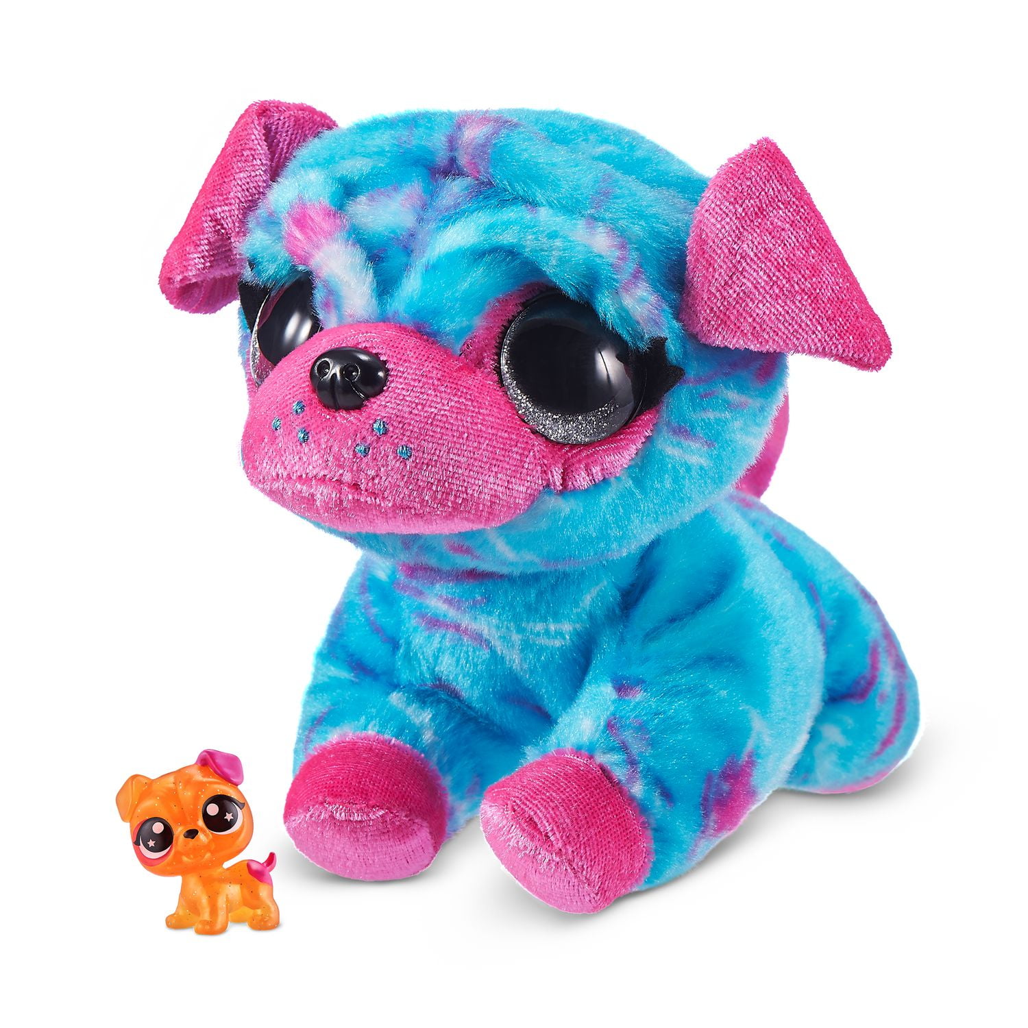 Coco Surprise Neon Plush Toy with Baby Collectible Pencil Topper Surprise in Cone