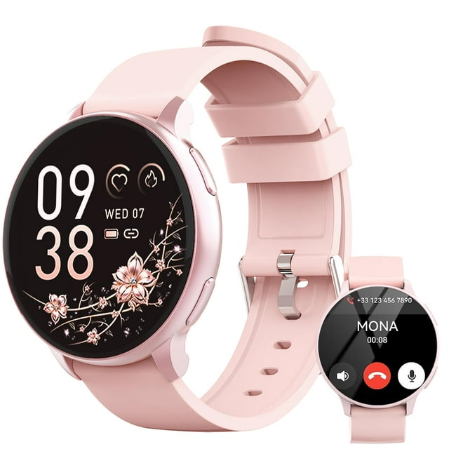 Reloj inteligente Blintok Fitness Tracker con más de 100 modos deportivos, color rosa