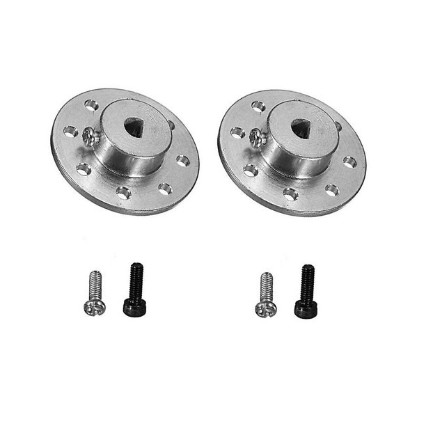 2 piezas de bocina de servo de metal, bocina de servo de acero para dirección de alto par, brazos mecánicos para la serie Asmc Asme