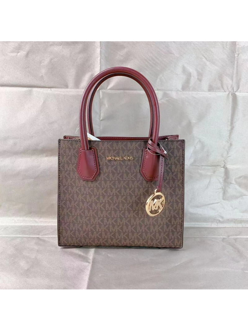 Michael Kors 35S1Gm9M2B Mercer Medium Logo And Leather Accordion