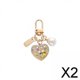 thumbnail image 1 of 2 llaveros con colgante de corazón de resina para mujer perfke 2 piezas, 1 of 9