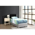 thumbnail image 2 of Passion Furniture Marilla Silver Twin Panel Beds, 2 of 7