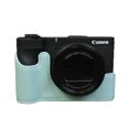 thumbnail image 1 of GadgetCom Camera Half Case Compatible with Canon PowerShot V1 , Anti-Slip PU Leather Shell Protective Cover, 1 of 5