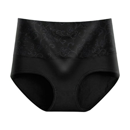 

huanledash Women Panties Breathable Hight Waist Flower Print Sexy Lady Underwear Everyday Wear