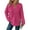 Rose, variant on SIEANE Women's Hoodie Oversized Waffle Knit Tops Henley Casual Shirts Long Sleeve V Neck Solid Color Casual Tunic Sweatshirt S-2XL