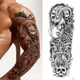 thumbnail image 4 of Tatuaje impermeable 3D Shogun Warlord Art Stickers Kit Skull para niñas Niños Maquillaje, 4 of 9