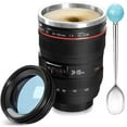 thumbnail image 1 of Taza de café con lente de cámara Chasing Y de acero inoxidable, 350 ml, 1 of 7