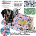 thumbnail image 3 of Washable Pet Dog Pee Pad Reusable Absorbent Diaper Mat Puppy Training Pad Pets Bed Urine Mat for Pet Car Seat Protect Cover, 3 of 10