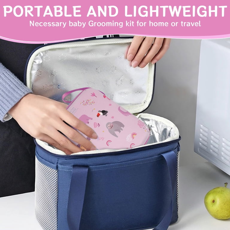 BUSATIA Baby Grooming Kit, 20-in-1 Healthcare & Safety Set, Pink photo 2