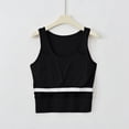 thumbnail image 4 of Gfyviroh Women's Tank Tops with Chest Pad Solid Color Crewneck Tops Casual Plus Size Sleeveless Summer Undershirts, 4 of 9