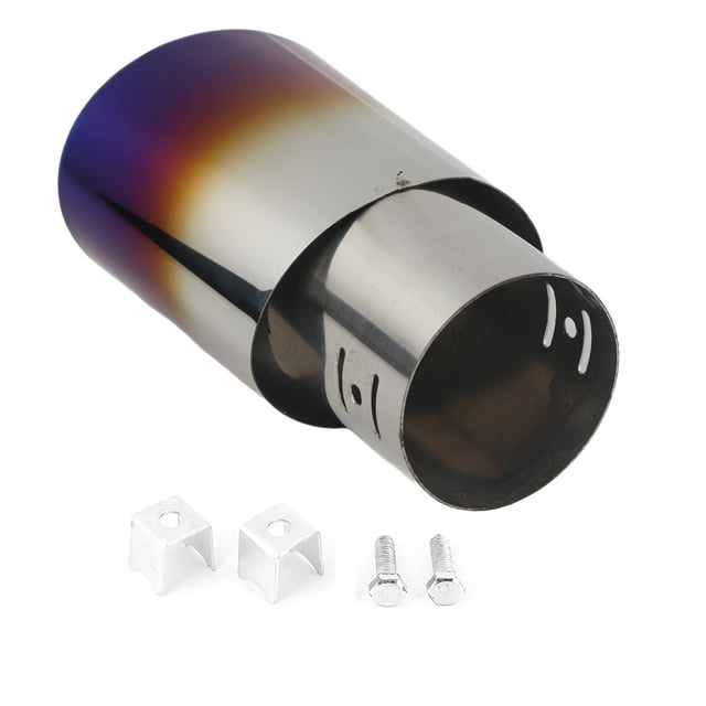 Car Rear Tail Throat,Stainless Steel Car Modified Exhaust Tip Exhaust Pipe Breakthrough Technology