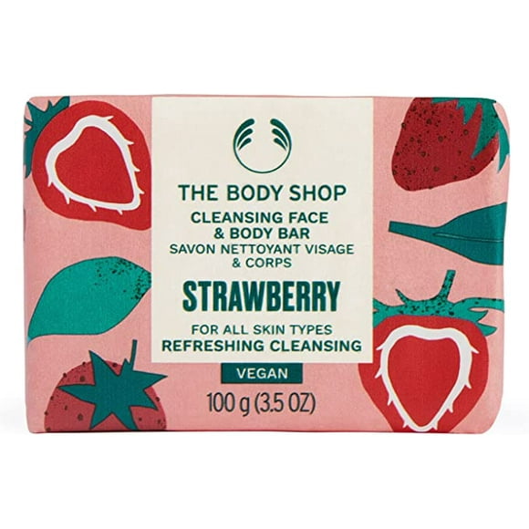 The Body Shop Strawberry Soap, 100g, Red