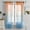 Orange, variant on Orange Teal Ombre Sheer Curtains for Kids playroom 2 Panels Rod Pocket Bedroom Window Semi Voile Drapes Faux Linen Décor Girls Livingroom Room Decoration Party 84 Inch Long