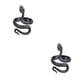 thumbnail image 2 of Guardurnaity Anillos geniales, regalo exagerado, anillo de moda, accesorios de estilo Punk, joyería para hombres, fiesta de verano, vacaciones, suministro Serpiente negra 2piezas Guardurnaity CBP267046, 2 of 6