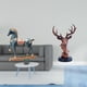 thumbnail image 2 of Figura De Cabeza De Ciervo Y Caballo De Pie, Estatua De Resina, Escultura Animal, Decoración Fengshui Para Escritorio, Sala De Estar, Estantería, Mesita De Noche, Decoración Del Hogar, 2 of 8