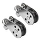 thumbnail image 1 of Paquete de 2 poleas de nailon de acero inoxidable para embarcaciones de vela, kayak y elevación ligera, 1 of 8