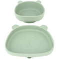 thumbnail image 1 of 4pcs Kids Dinnerware Set Toddler Utensils And Toddler Plates Panda Shape Plate, 1 of 8