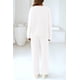 thumbnail image 2 of Conjunto de Ropa de Descanso para Mujeres PRETTYGARDEN Suéter Blanco de Cuello en V XXL, 2 of 8