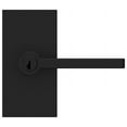 thumbnail image 6 of Baldwin ENSQUCFR190 Square Single Cylinder Keyed Entry Door Lever Set - Black, 6 of 7