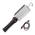 thumbnail image 1 of Linterna de trabajo recargable por USB de 34 LED, lámpara de inspección magnética superbrillante con gancho para reparación de automóviles y acampada, 1 of 5