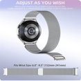 thumbnail image 2 of For Samsung Galaxy Watch 5 Pro 45mm Metal Magnetic Band Mesh Strap with Soft Clear TPU Watch Case, 2 of 4